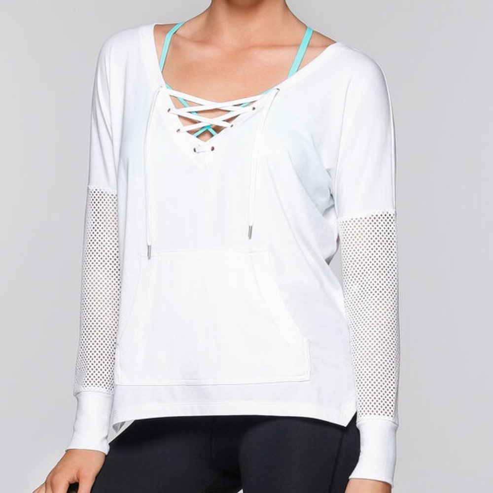 Lorna Jane Tough Girl Oversized Top XS NWT